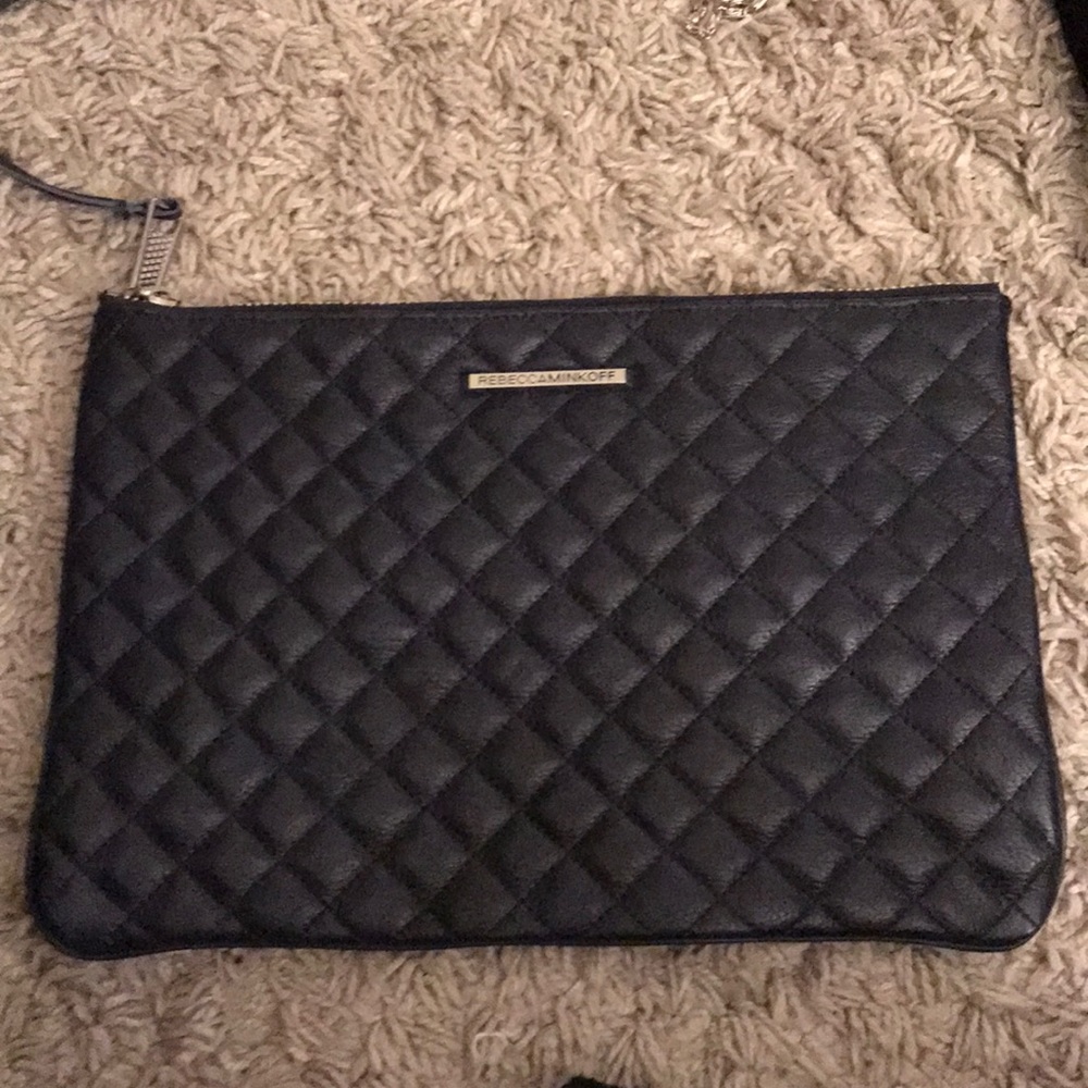 Navy rebecca minkoff clutch
